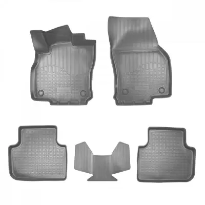 Коврики салонные для Audi Q3 II (F3) 3D (2018) (серый)