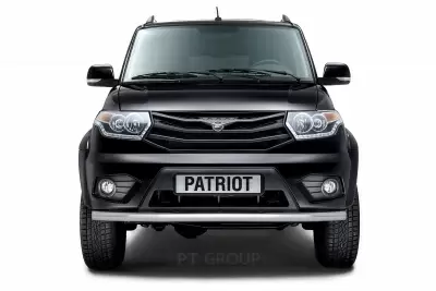 Защита переднего бампера одинарная O63мм (НПС - нерж.) УАЗ Патриот с 2014 от Интернет-Магазина Autoboks.kz