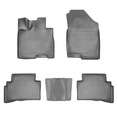 Коврики салонные для Hyundai Tucson IV 3D (2021) (евро короткая база) (серый)