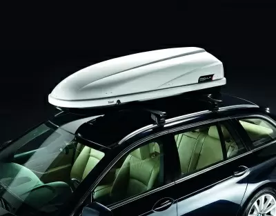 Автобокс Modula TRAVEL EASY 460 белый глянцевый от интернет-магазина AUTOBOKS.kz. 