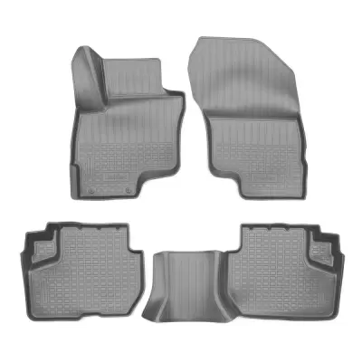 Коврики салонные для Mitsubishi Eclipse Cross PHEV 3D (2021) (серый)