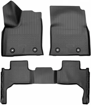 Коврики салонные для Toyota LC-300 3D (2021) (5 мест)