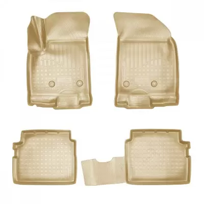 Коврики салонные для Chevrolet Aveo (2004-2011) (бежевый)