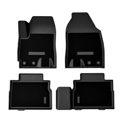 Коврики салонные комбинированные для SOUEAST S07 (1,2 ряд) 4WD (2024)