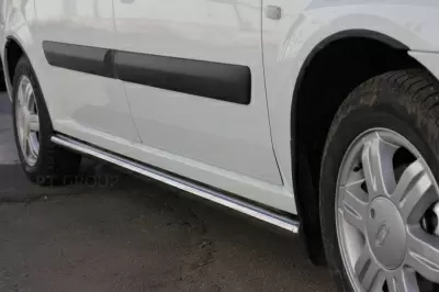 Защита порогов прямая O51 мм (НПС) LADA Largus с 2012 от интернет-магазина AUTOBOKS.kz. 