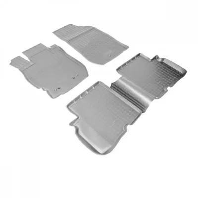 Коврики салонные для Nissan Almera Classic (2006) (серый)