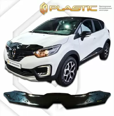 Мухобойка (дефлектор капота) для Renault Kaptur 2016+ (арт. 2010010112165)
