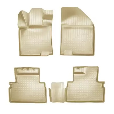 Коврики салонные для Geely Coolray I (SX11,SX11 рестайлинг) 3D (2019) (бежевый)
