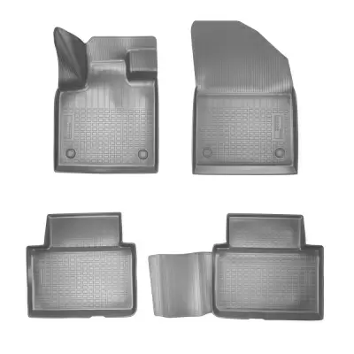 Коврики салонные для EXEED VX 3D (2021) (серый)