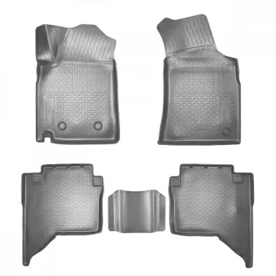 Коврики салонные для JAC S7 3D (2020) (5 мест) (серый)