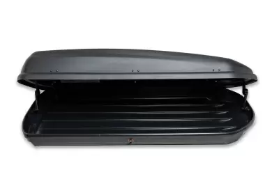 Автобокс Modula Cubo 500 черный матовый одностороннее 500 л от интернет-магазина AUTOBOKS.kz. 