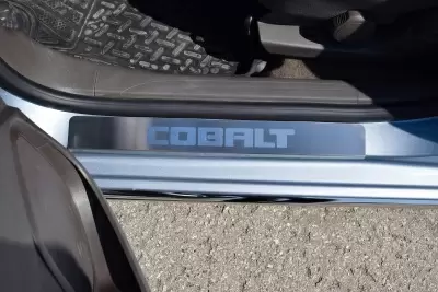 Накладки в проем дверей (4 шт) (НПС) CHEVROLET Cobalt 2019- на автомобиль от Интернет-Магазина Autoboks.kz