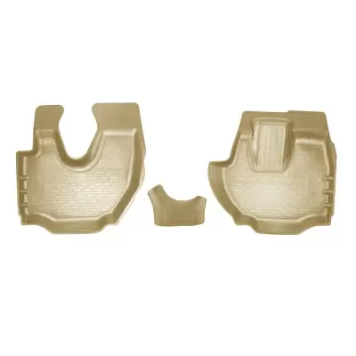 Коврики салонные для Dongfeng Captain-T 3D (2022) (бежевый)