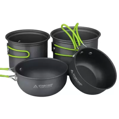 Набор посуды из алюминия STARCAMP HX-CK03