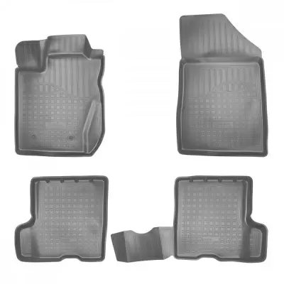 Коврики салонные для VAZ Lada Vesta 3D (2015) (серый)