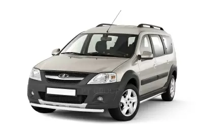 Защита переднего бампера одинарная O51 мм (НПС) LADA Largus Cross с 2015 от Интернет-Магазина Autoboks.kz