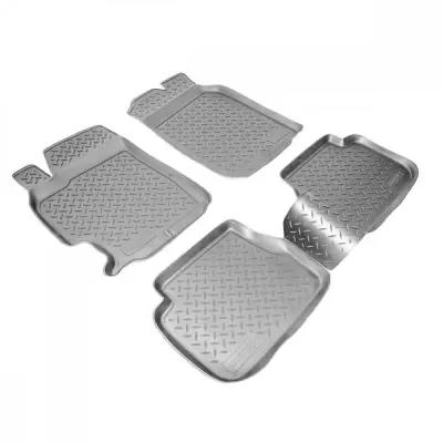 Коврики салонные для Mazda 5 (2010) (3 ряд) (серый)