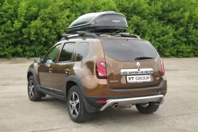 Автобокс на крышу Черный Turino 1 Аэродинамический 410л от интернет-магазина AUTOBOKS.kz. 