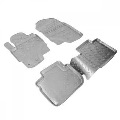 Коврики салонные для Mitsubishi Colt (2004-2009) (серый)