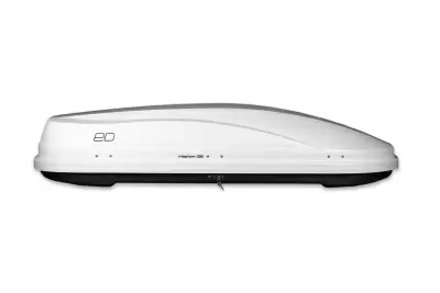 Автобокс ED Магнум 390 (белый, тиснение карбон) от интернет-магазина AUTOBOKS.kz. 