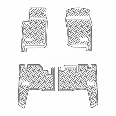 Коврики салонные для Toyota Hilux (2015) (серый) от интернет-магазина AUTOBOKS.kz. 