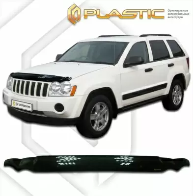 Мухобойка (дефлектор капота) для Jeep Grand Cherokee 2005-2010 (арт. 2010010103019)