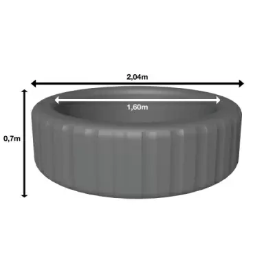 Бассейн джакузи Avenli Venice, 204x204x70см