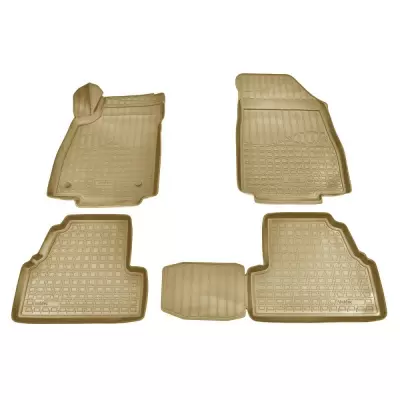 Коврики салонные для Chevrolet Tracker III 3D (2013) (бежевый)