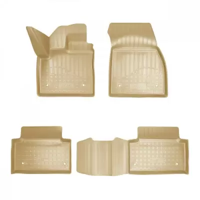 Коврики салонные для Land Rover Range Rover (L405) (LWB) (2013) (бежевый)