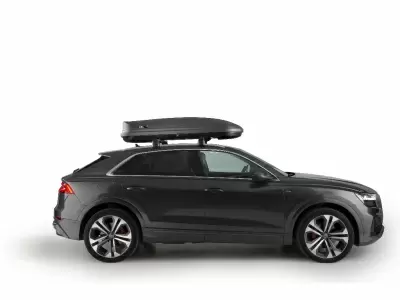 Автобокс Modula WEGO 500 серый матовый от интернет-магазина AUTOBOKS.kz. 