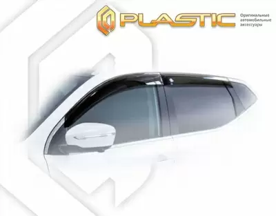 Ветровик на дверь CA Plastic 2010030310169 для Nissan Qashqai 2014-2018