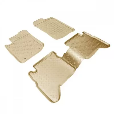 Коврики салонные для Suzuki Grand Vitara (3 дв) (2005) (бежевый)