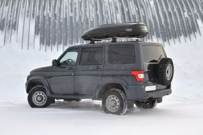 Автобокс на крышу Черный Turino Sport Аэродинамический от интернет-магазина AUTOBOKS.kz. 