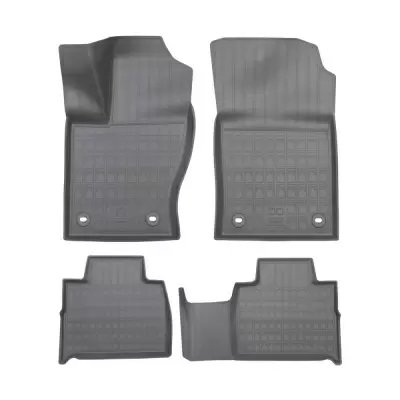 Коврики салонные для TANK 500 (2023) (5/7 мест, 1,2 ряд) (серый)