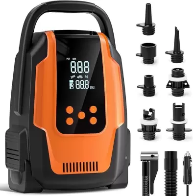 Насос электрический REAKTIV JN-8138 для каяка, матраса, мяч для йоги, Sup-доски, надувной палатки 