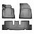 Коврики салонные для Citroen C4 Grand Picasso 3D (2014) от интернет-магазина AUTOBOKS.kz. 