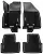 Коврики салонные комбинированные для Chevrolet Volt II 3D (2015-2019) от интернет-магазина AUTOBOKS.kz. 