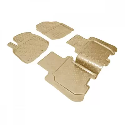 Коврики салонные для Honda Jazz (GD) (2004-2009) (бежевый)