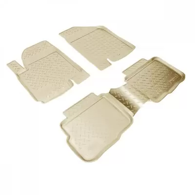 Коврики салонные для Kia Sorento IV (MQ4) (2020) (3 ряд) (бежевый)