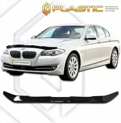 Мухобойка (дефлектор капота) для BMW 5 Series 2010-2016 (арт. 2010010108298)