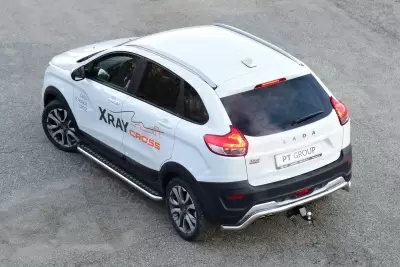 Защита заднего бампера "Волна" O51 мм (НПС) LADA XRAY Cross с 2018 от Интернет-Магазина Autoboks.kz