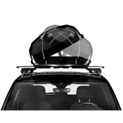 Автобокс Hapro Trivor 560 (560 л) черный матовый двустороннее от интернет-магазина AUTOBOKS.kz. 