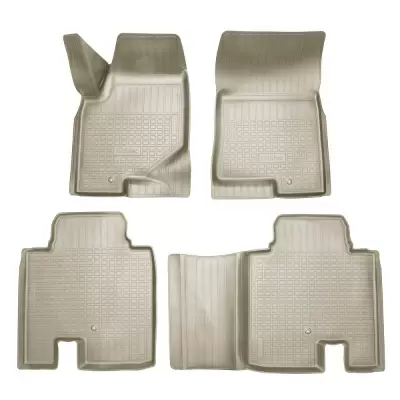 Коврики салонные для Ssang Yong Musso Grand (2018) (бежевый)