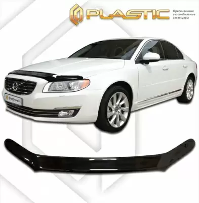 Мухобойка (дефлектор капота) для Volvo S80 2013+ (арт. 2010010108779)