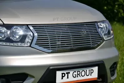 Решетка радиатора O12мм (НПС) UAZ Patriot 2014- на автомобиль от интернет-магазина AUTOBOKS.kz