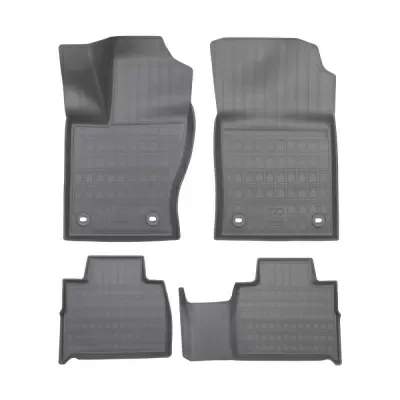 Коврики салонные для TANK 500 (2021) (5/7 мест, 1,2 ряд) (серый)