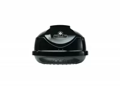 Автобокс Modula TRAVEL 650 черный глянцевый от интернет-магазина AUTOBOKS.kz. 