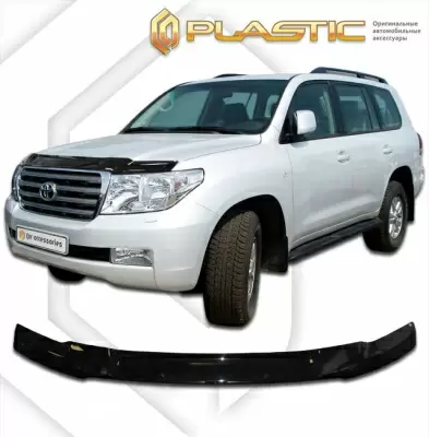 Мухобойка (дефлектор капота) для Toyota Land Cruiser 200 2008-2012 (арт. 2010010102739)