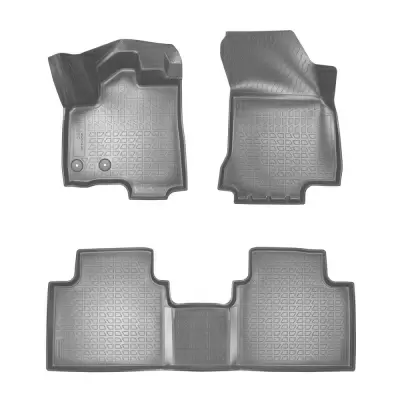 Коврики салонные для JAC JS6 3D (2022) (серый)