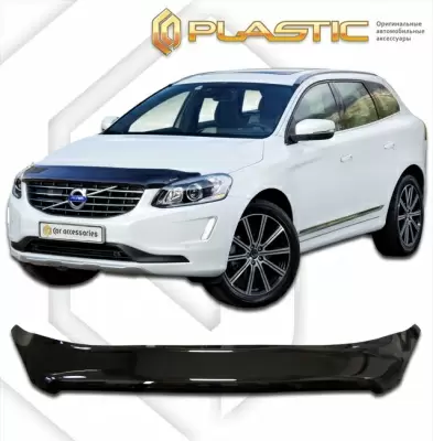 Мухобойка (дефлектор капота) для Volvo XC60 2014-2017 (арт. 2010010109516)